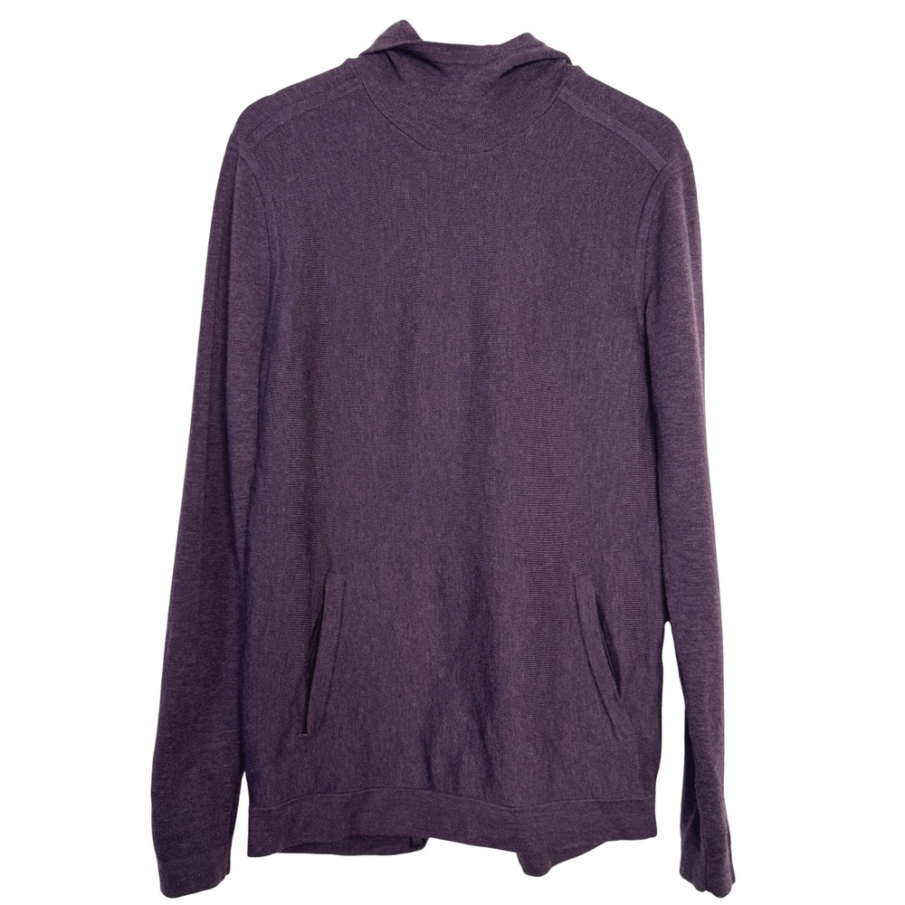 Lululemon Sweet‎ Savasana Knit Pullover Women 10 Purple Hoodie Yoga  Athleisure